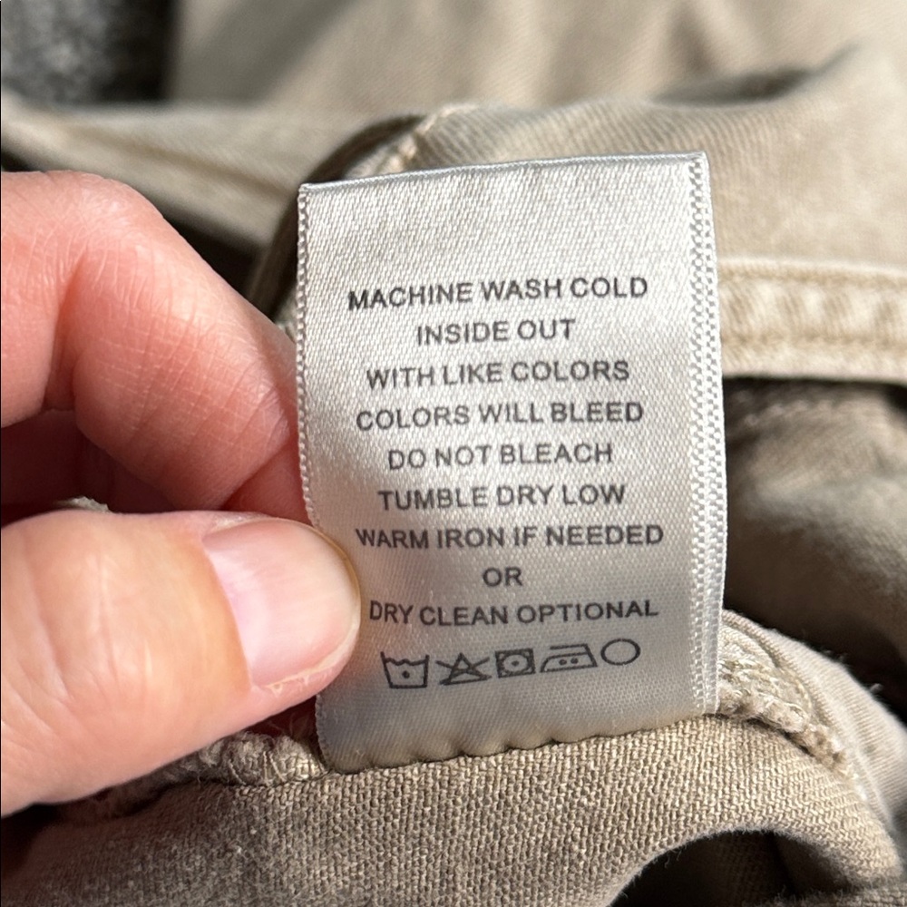 Zenana Washed Knot Strap Mocha Beige Overalls NWT Medium - Picture 9 of 10